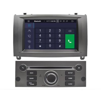 China Support Car DVR Newnavi (optional) 7 inch car GPS navigation built in wifi Headrest Monitoe Car DVD Player for PEUGEOT 407 for sale