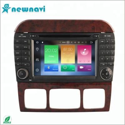 Cina 2021 Hot Selling Android 8.0 Car Gps Navigation GPS With BT For Mercedes-Benz W220/S280/S320/S350/S400/S430/S500 in vendita