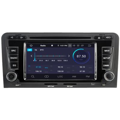 Китай Hot sale 6.2 inch Android 9/10 capacitive and multi-touch screen car DVD player built in wifi car GPS navigation car DVD player for Audi A3/S3/RS3 with the mirror link продается