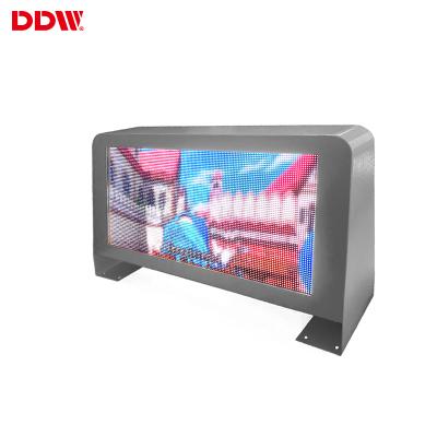 China New products transparent led display car roof sign led display for taxi top for sale