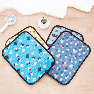 China Peaktoppets Collapsible Cooling Dog Bed Cooling Pad for Cats and Dogs Pet Cool Mat Pet Cooling Mat Summer for sale