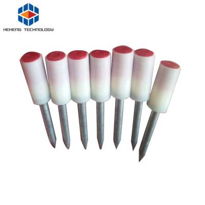 China Hot Sale Flat Umbrella Covering Head Ceiling Nails Nailers Red Nitrocellulose Ceiling Wedge Manufacturer SupplieSPT32 for sale