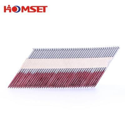 China Paper Tape Flat Strip Assembled Nails 34 28 Coil Wooden Frame Framing Wooden Nail Polish for sale