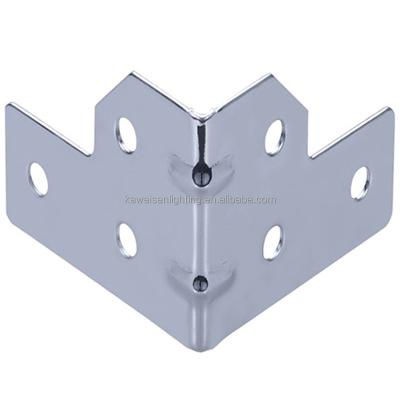 China Flight Case China Made In Factory Embossing Six-hole Angle Brace Stamping Angle Brace For Right Angle Corner Toolbox Code for sale