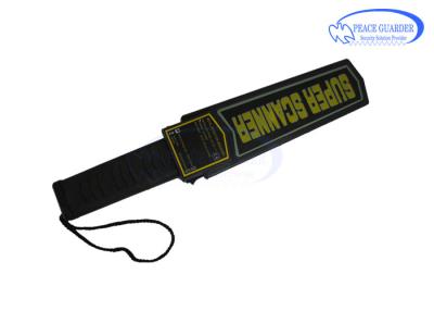 China Durable Portable Metal Detector With Belt / Battery For Airport Body Scanning for sale