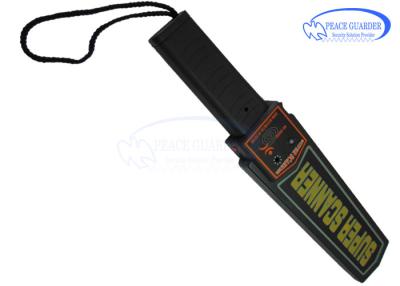 China Peso leve Handheld do detector de metais do alarme do indicador do diodo emissor de luz para o varredor da segurança do corpo à venda