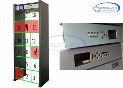 Chine Détecteurs de métaux de caméra d'IP dans les aéroports, promenade par des scanners de sécurité avec le compteur directionnel à vendre