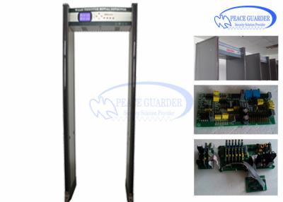 China LCD Screen Bilingual Walk Through Metal Detector Gate For Weapon Check for sale