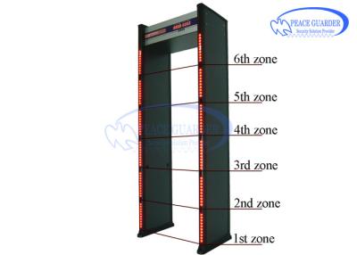 China Security Examined Placed Digital Pass Through Metal Detector Gate With CCTV Camera for sale