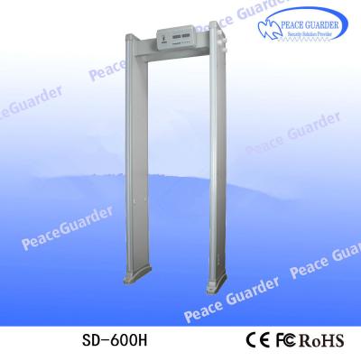 China SD-600H Multi-zones Chinese security Body Temperature Scanner door frame metal detector price for sale for sale