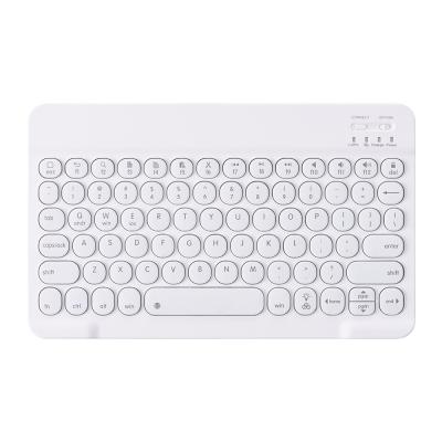 China Durable 2019 Cute Slim Rechargeable Battery USB Bluetooth Wireless Keyboard for sale