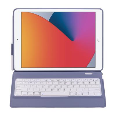 China Wireless Smart Keyboard Case With Eco-friendly Microfiber Lining For iPad Air 3 10.5 Inch PU Tablet Colorful Cover for sale