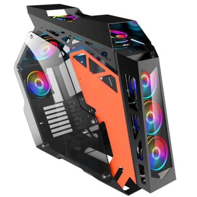 China Cool Gaming Case 2021 Design Tower Computer Case Full PC Gaming Case Cool Computer Case for sale