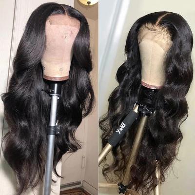 China Brazilian Body Wave Human Hair Wigs Full Lace Front Wig With Hair Part Lace For Black Women Hair Wigs for sale