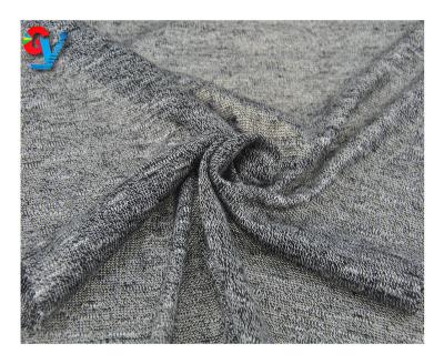 China MOQ viable wholesale stocking hacci single jersey straight knit fabric à venda