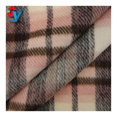 China Wind Proof Polyester Jacquard Coat Woolen Fabric for sale