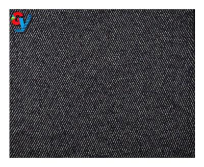 China Plaid Quality Tweed Woven Woolen Black Woolen Herringbone Fabric For Coats for sale