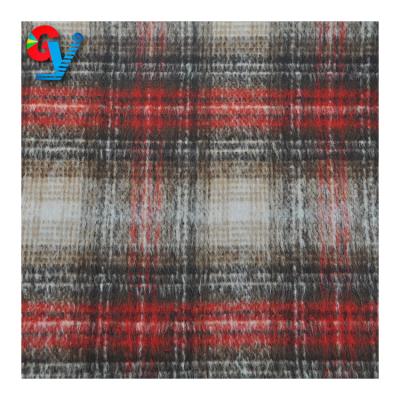 China Plaid Autumn And Winter High Quality Tweed Woolen Over Lining Fabric for sale