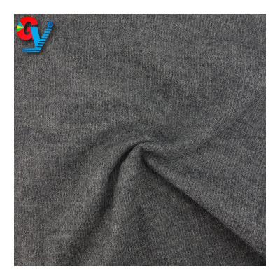 China Sustainable wool polyester blended suiting fabric in gray à venda