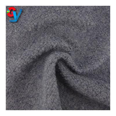 China Plaid Cashmere Wool Knit Fabric For Women Coat for sale