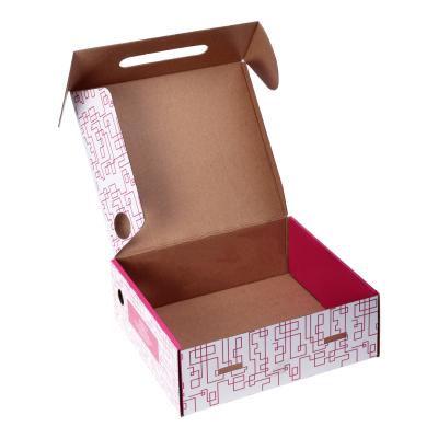 China Recyclable Custom Design Low Price Corrugated One Piece Paper Boxes for sale