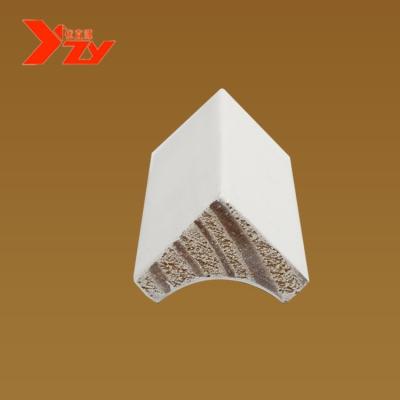 China Modern FCS Certified White Primed Finger Joint Wood Pine Decorative Cove Moulding for sale