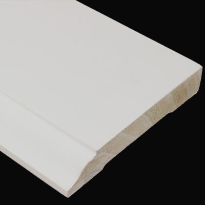 China Modern High Quality Wall Flooring Accessories Chinese Fir Baseboard For Home Decoration for sale