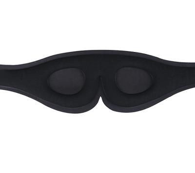 China Fashionable custom design black beauty sleep 3d eye mask breathable memory foam for travel for sale