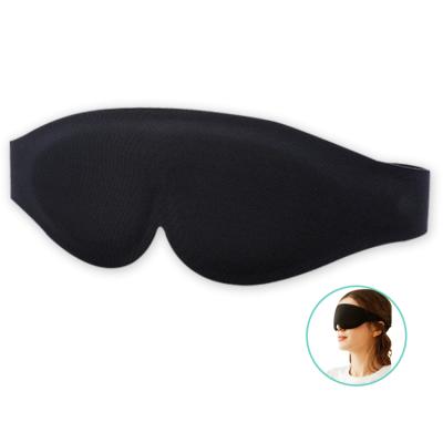 China Wholesale Sleeping Eye Relax Cover Full Covered 3D Eye Mask Sleeping Cover Soft Material Cute Eye Mask for sale