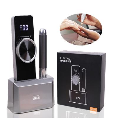 China High Quality Professional Rechargeable Electric Nail Shape Pen Shape Electric 35000rpm Manicure Tool Portable Drill for sale