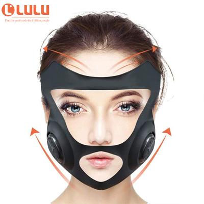 China Double Chin Reducer, Electric V-shaped Slim Face Lift Band Anti-wrinkle Face Slimming Cheek Mask Massager Facial Machine Lifting Device for sale