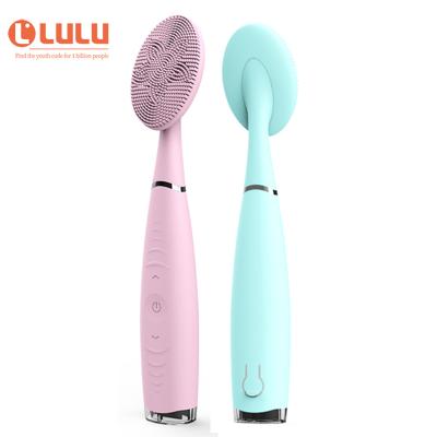 China Acne Treatment High Frequency Vibration, Wireless Mini Handheld Device Electric Facial Cleansing Brush for sale