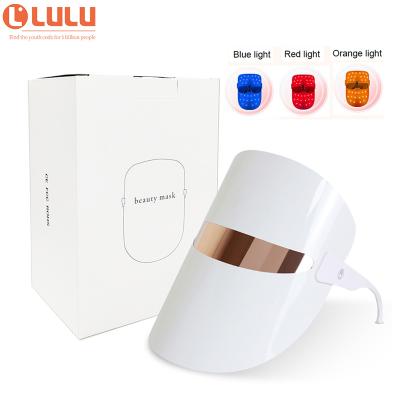 China Light Pigment Removal LED Photon Therapy Face 3 Colors Skin Treatment Care Rejuvenation Facial Massage Whitening Instruments for sale