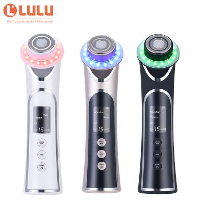 China New Personal Care Facial Home Anti-Puffiness RF Current Inlet And Outlet Color Portable Handheld Filling Photon And Beauty Ultrasonic Skin for sale