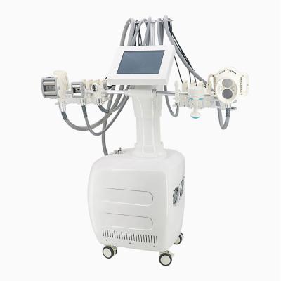 China Multifunctional Five Handle Weight Loss Beauty Body Slimming Machine V9 Vacuum In Three Color Light for sale