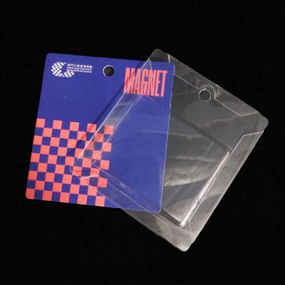 China Recyclable Packaging Industry Clear Blister Custom Card Printing Disposable Edgefold Slide Plastic Blister Card Packaging for sale