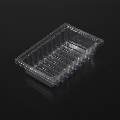 China Well Customized Display Folded PET PVC Plastic Packaging Blister Tray Plastic Box Container Recyclable Packaging for sale