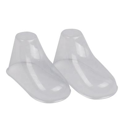 China Recyclable Clear PVC Plastic PET Mold Foot Shoe Holder For Baby Shoe for sale