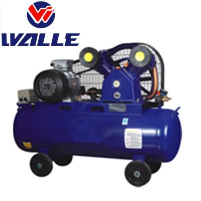 China Diesel Engine Oil Free Portable Power Compressor Belt Driven Piston Air Compressor for sale