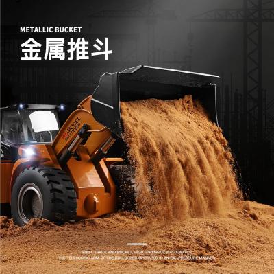 China RC Hobby Horizontal Plane Toys No.14800 New 1:14 2.4G Toy Mini Simulation Remote Control Excavator Toys With Music Light For Kids for sale