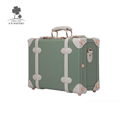 China High Quality Popular Waterproof Mini Kids Cute Cabin Carry On Bag Luggage Vintage Suitcase Box With Straps for sale