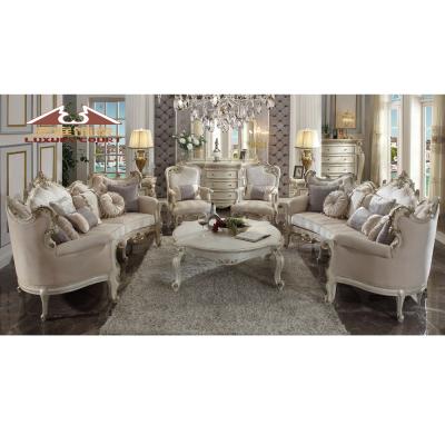 China Longhao Adjustable Furniture (Others) Luxury European Living Room Set Furniture for sale