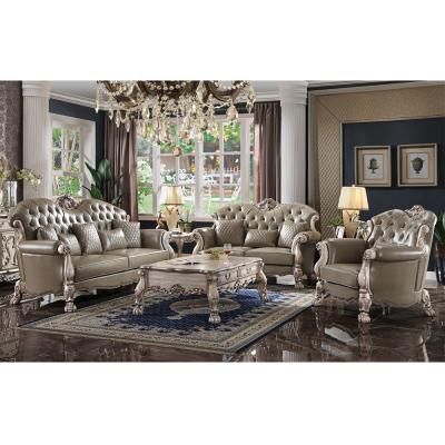 China Factory Direct Classic (Other) Adjustable Style Luxury Furniture Living Room Sofa Sets With Coffee Table And Side Table for sale