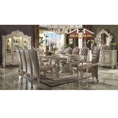 China (Other) Longhao Adjustable Traditional Antique Dining Sets Furniture for Home and Hotel for sale