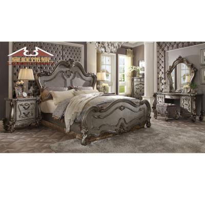 China Longhao (Others) Luxury Classic European Bed Room Furniture Set Adjustable Designs for sale