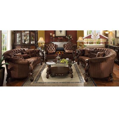 China Luxury Furniture Sofa Set Leather Sofa Sets (Others) Longhao Style Adjustable Antique Furniture Coffee Tables for sale