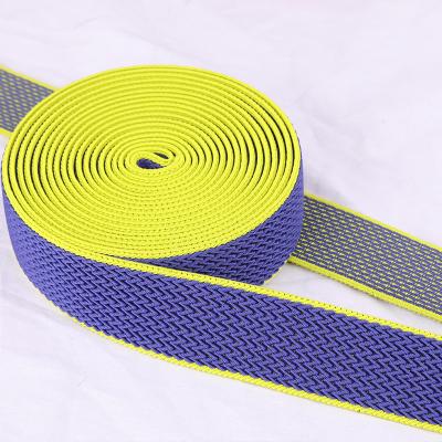 China Various widely used elastic factory sale high tenacity jacquard webbing fitness elastic band custom for sale