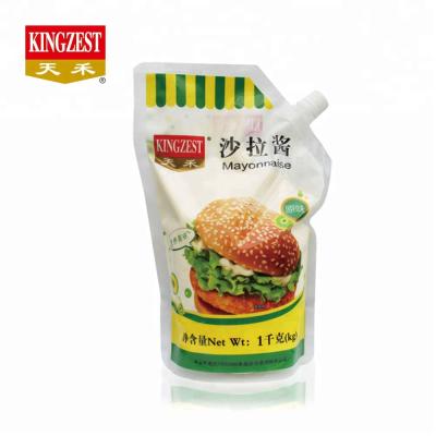 China Real Egg Making Halal Japanese Flavor Mayonnaise Salad Dressing Dough Burger Making for sale