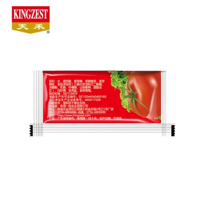 China Fresh Tasty Red Tomato OEM Brand Seasoning Tomato Sauce Sachet Wholesale Sauce From China for sale