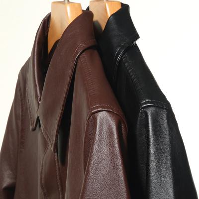 China New Fashion Men's Sheepskin Jacket Turn-Down Spring Collar Short Genuine Leather Jacket Windproof Casual Coat MT913 for sale